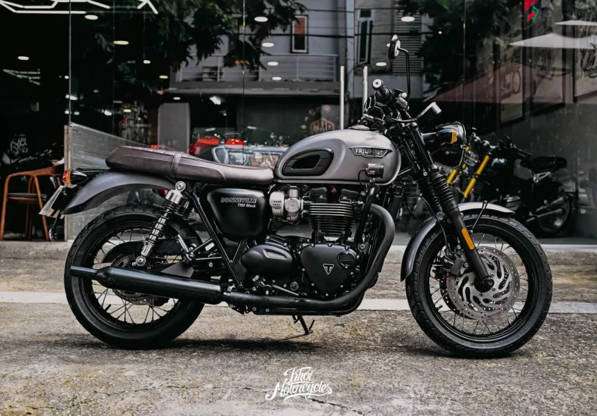 Triumph Bonneville T120 Black 2018 màu Matte Graphite odo 21k km