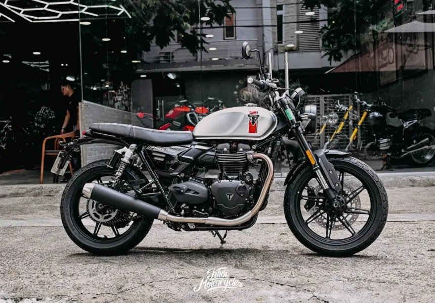 Triumph Speed Twin 900cc 2025 phom mới odo lướt 3k km