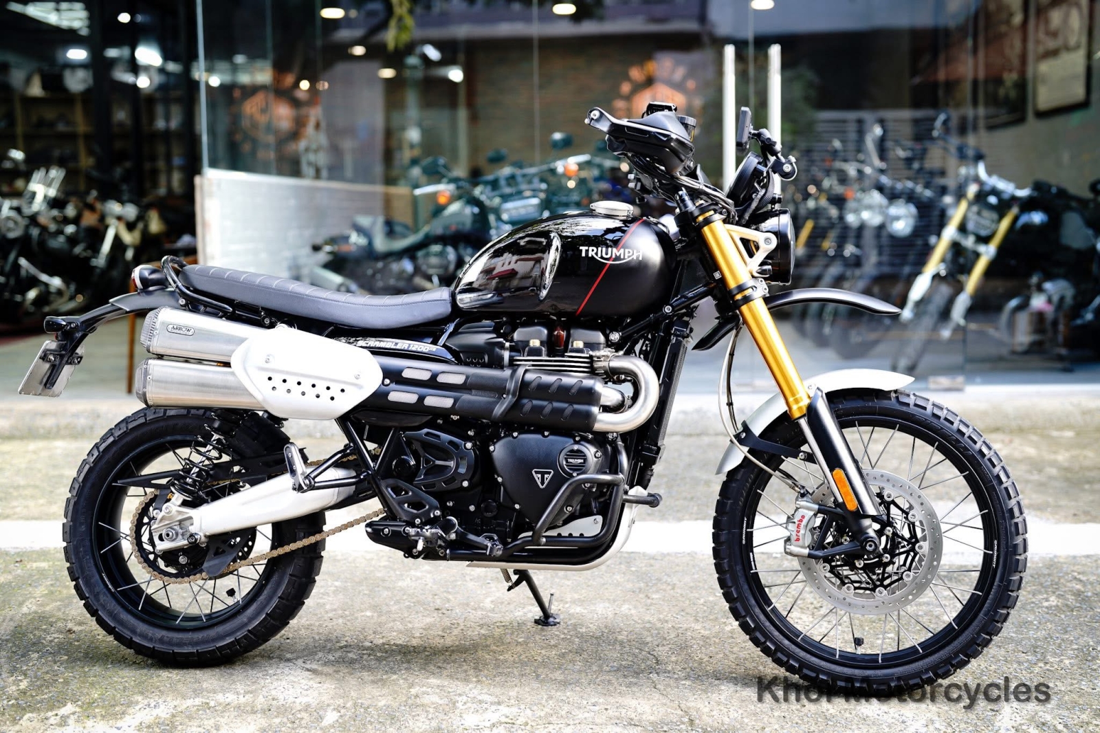Triumph Scrambler 1200 XE 2022 Sapphire Black Odo 23k
