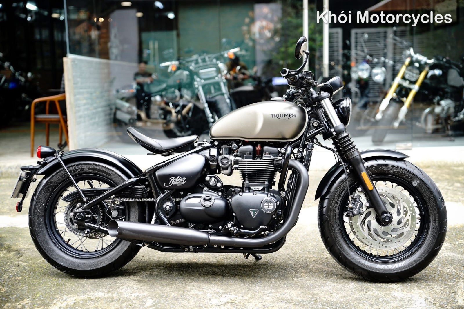 Triumph Bobber Black 1200cc 2020 Matt Ironstone Odo 10k km