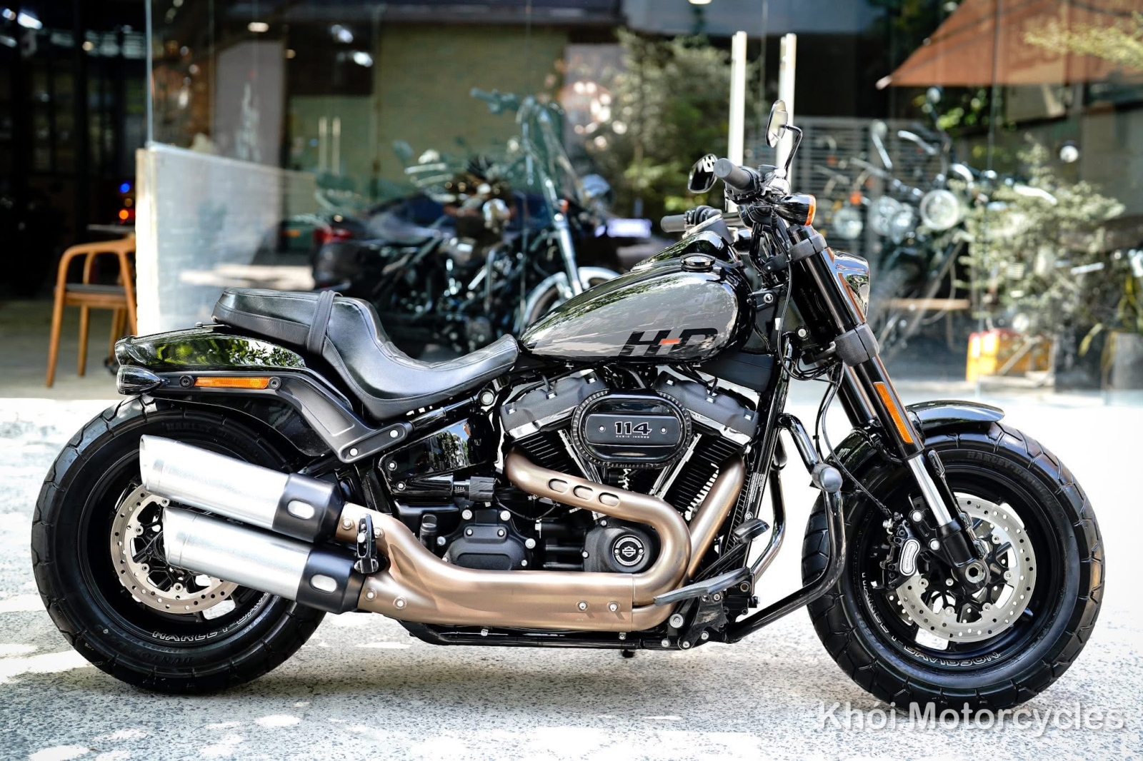 Harley Davidson Softail Fat Bob Grey Haze