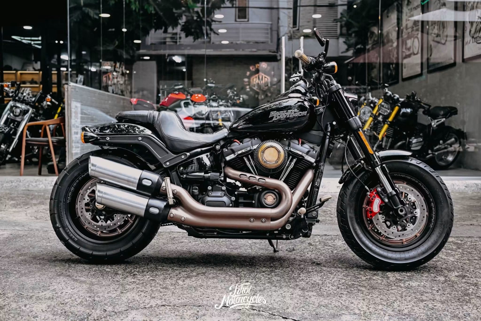 Harley Davidson Softail Fat Bob 2018 xe Mỹ odo 7k miles