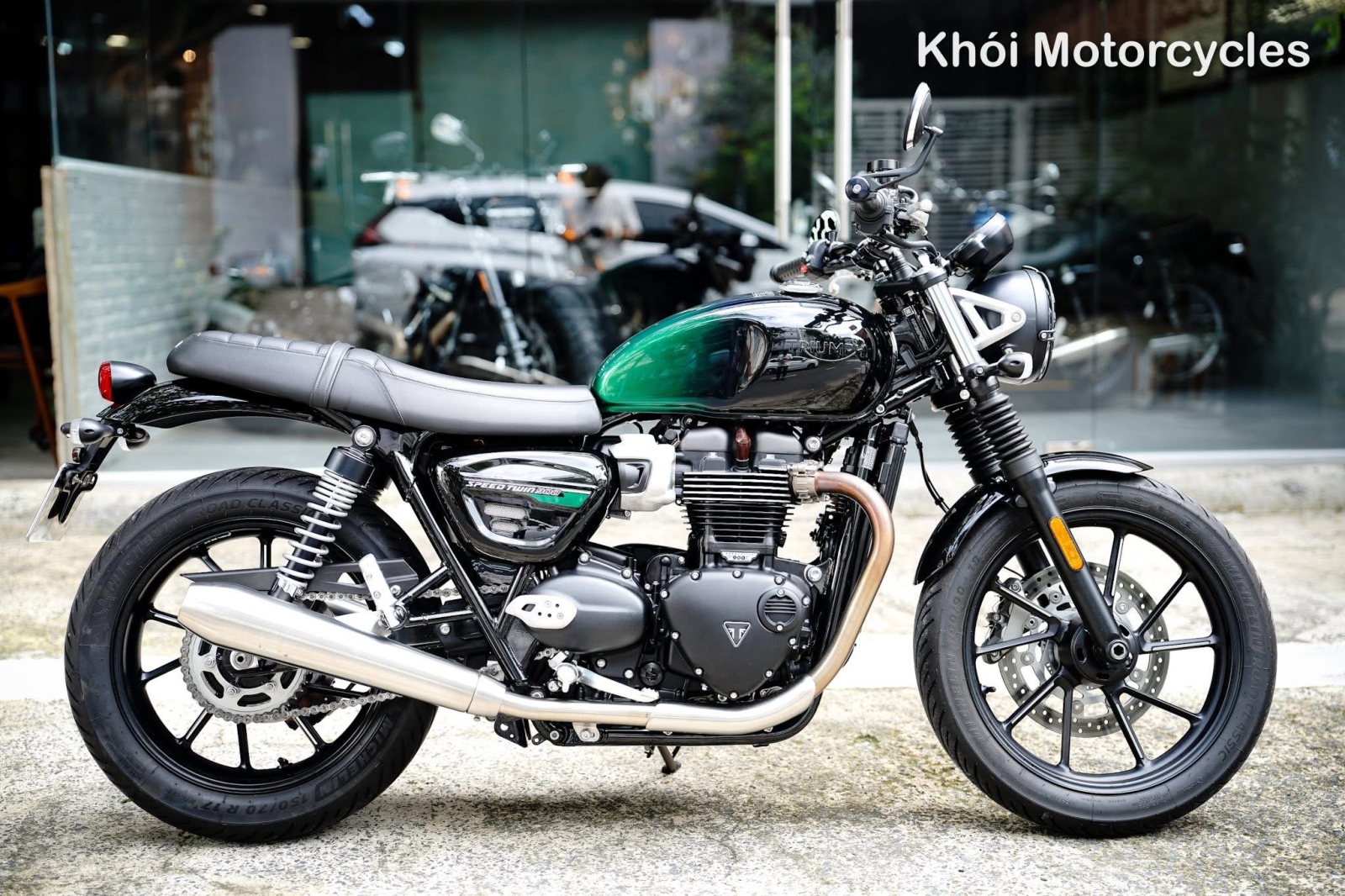 Triumph Speed Twin 900cc 2024 Stealth Edition Sapphire Green Odo 3k km
