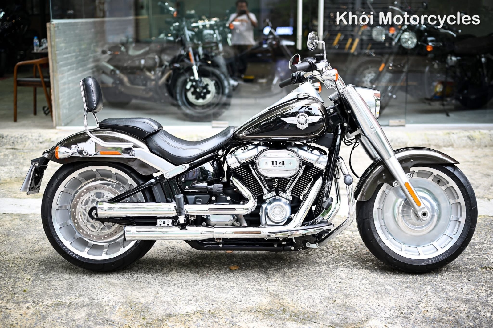Harley Davidson Softail Fat Boy 2020 River Rock Grey two-tone Odo 5k miles