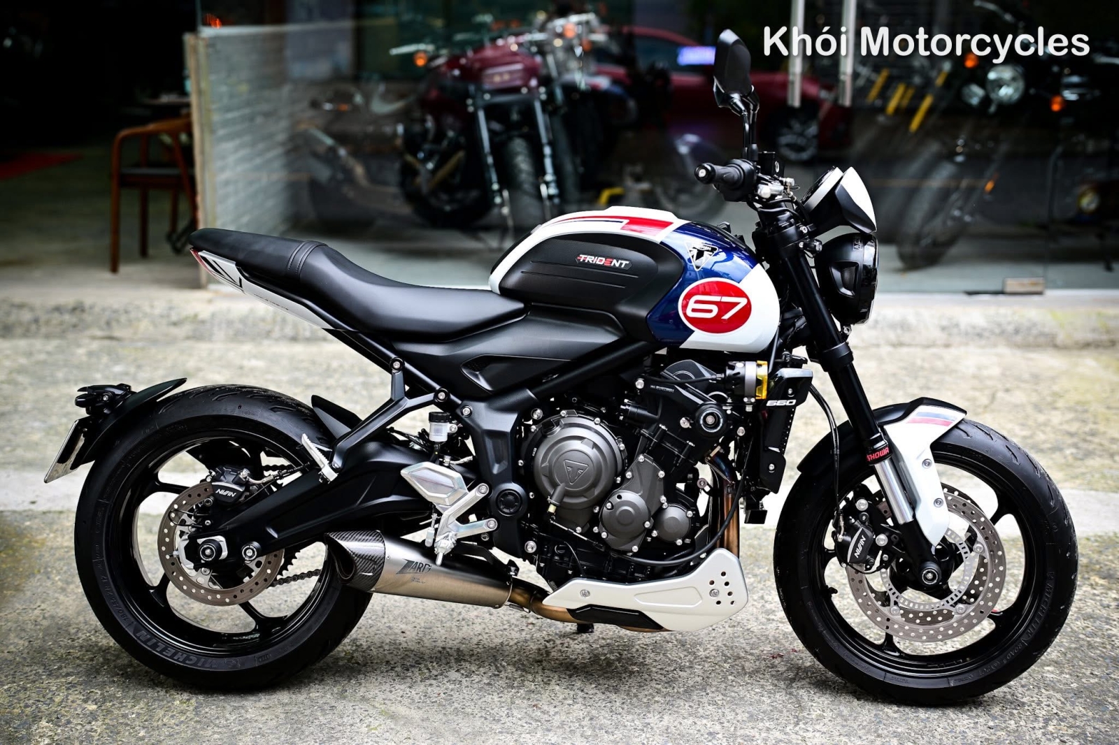 Triumph Trident 660cc bản đặc biệt Tribute 2024 Odo siêu lướt 1500km