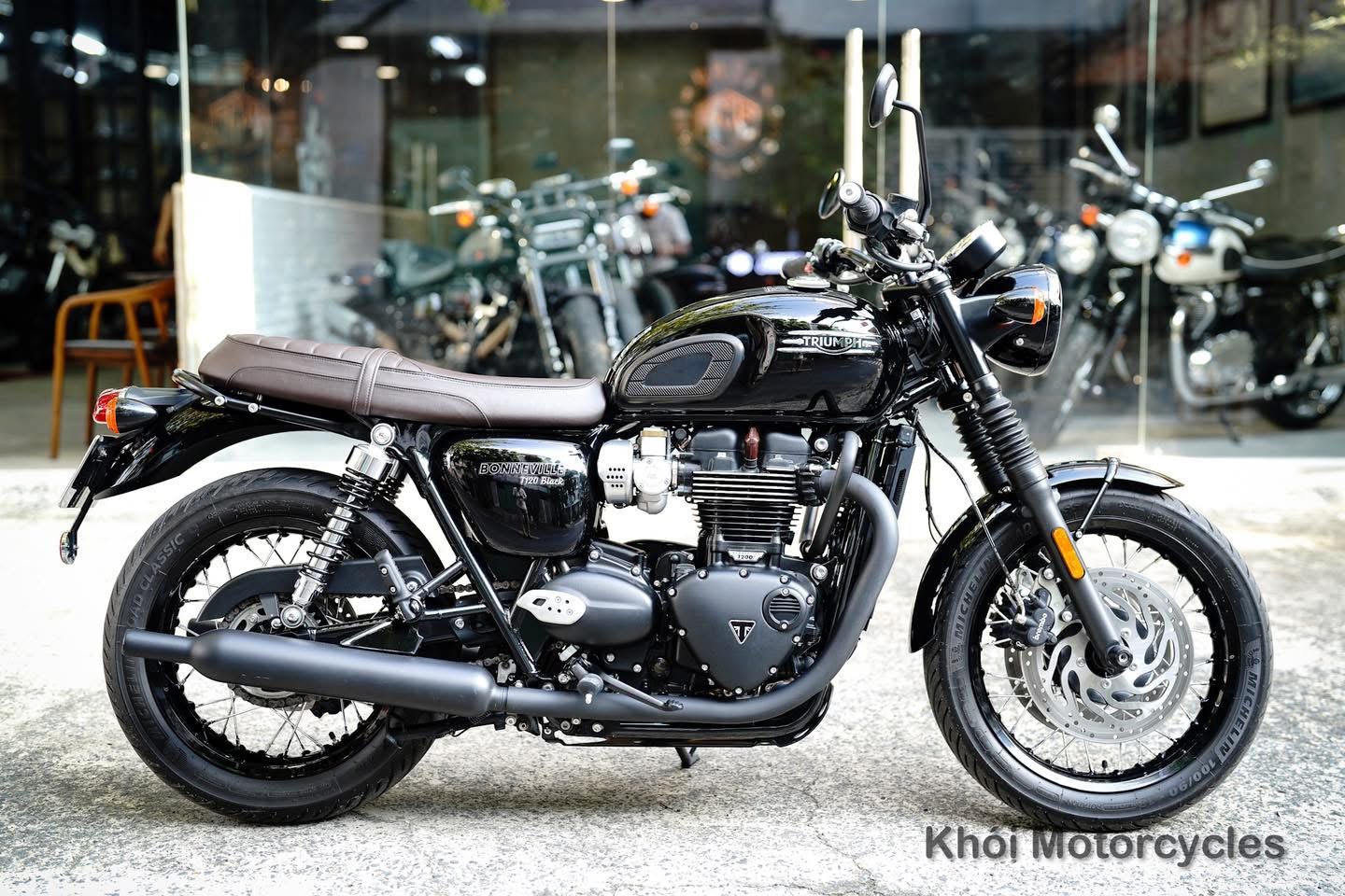 Triumph Bonneville T120 Black 2024 Odo lướt 3k km