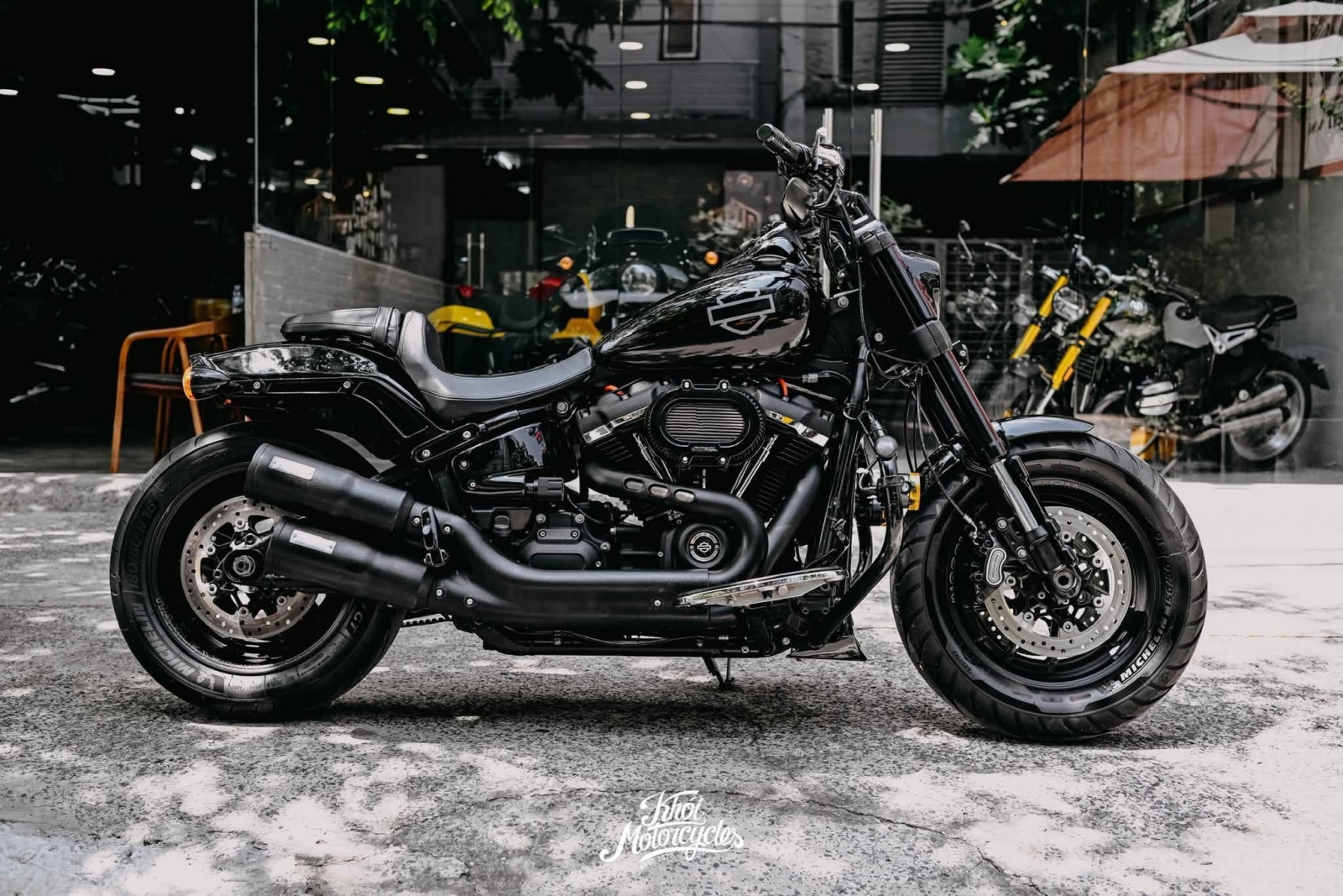 Harley Davidson Softail Fat Bob 2018 114ci vào nhiều đồ chơi