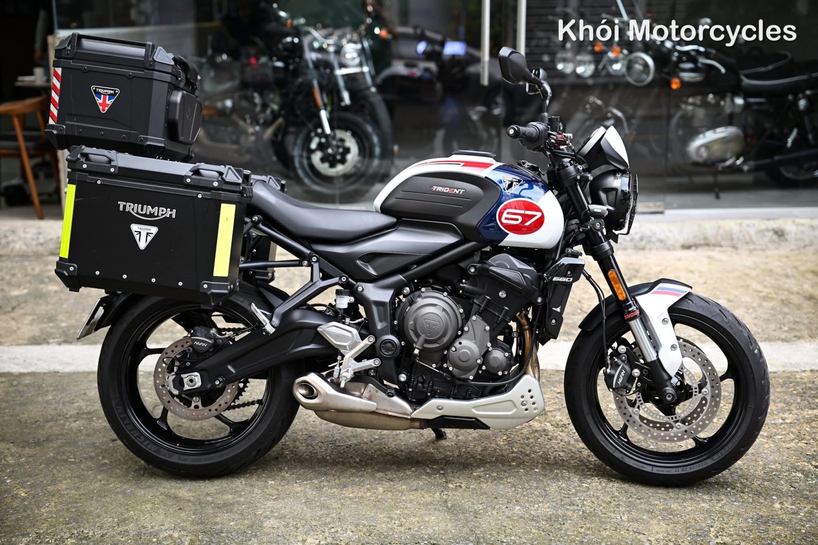Triumph Trident 660cc 2024 bản kỷ niệm Tribute Odo 7k km